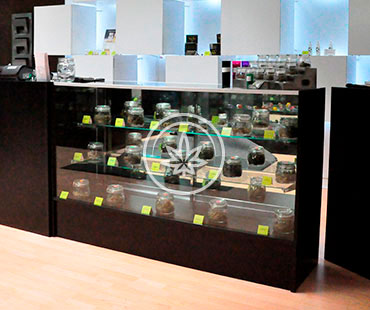 MARIJUANA COUNTER SHOWCASE