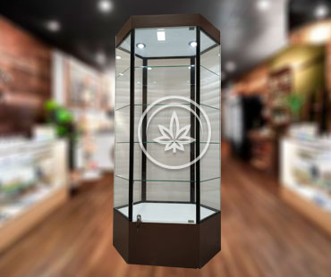 MARIJUANA HEXAGONAL SHOWCASE