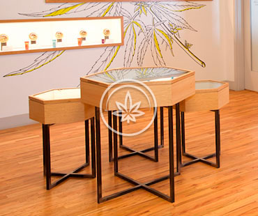 MARIJUANA PEDESTAL SHOWCASE